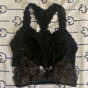 Black Lace Bralettes